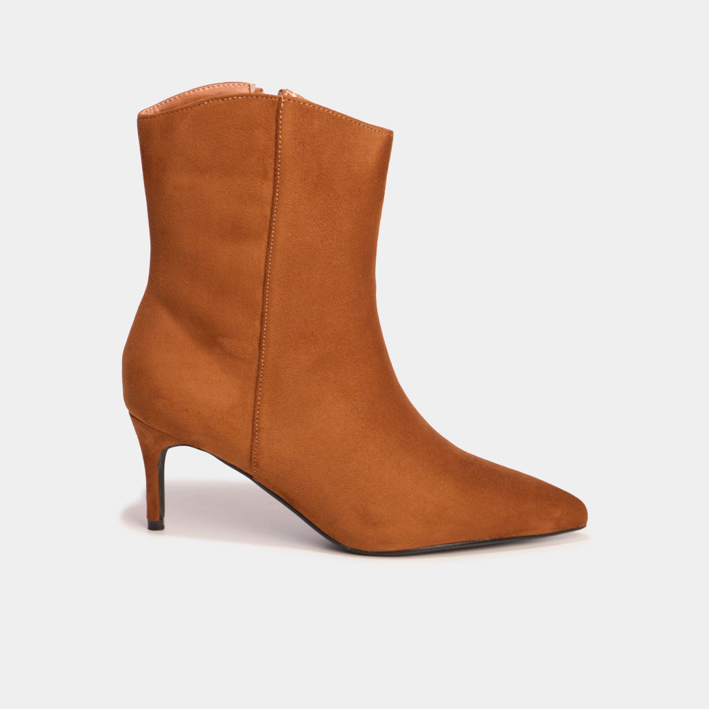Boots à talons aiguilles marron femme - 2