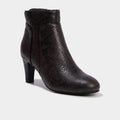 Boots à talons bout amande multicolore femme - 1