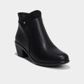 Boots à talons confort noir femme - 1