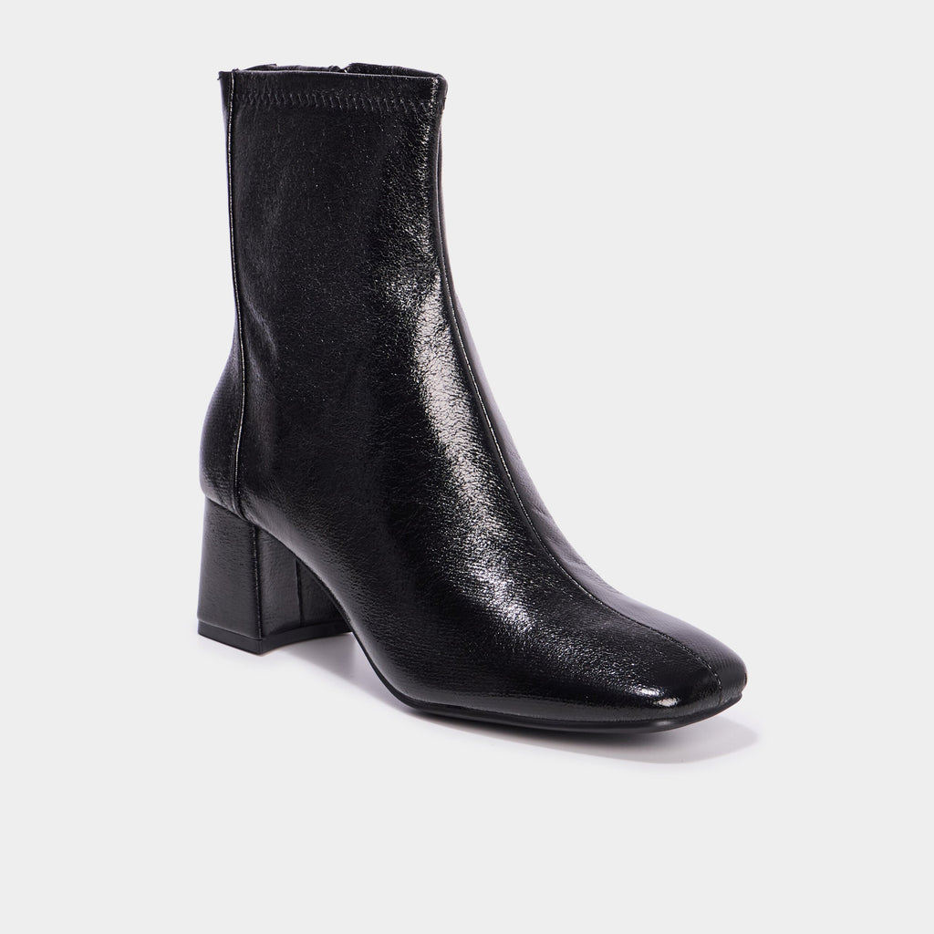 Boots à talons noir femme - 1