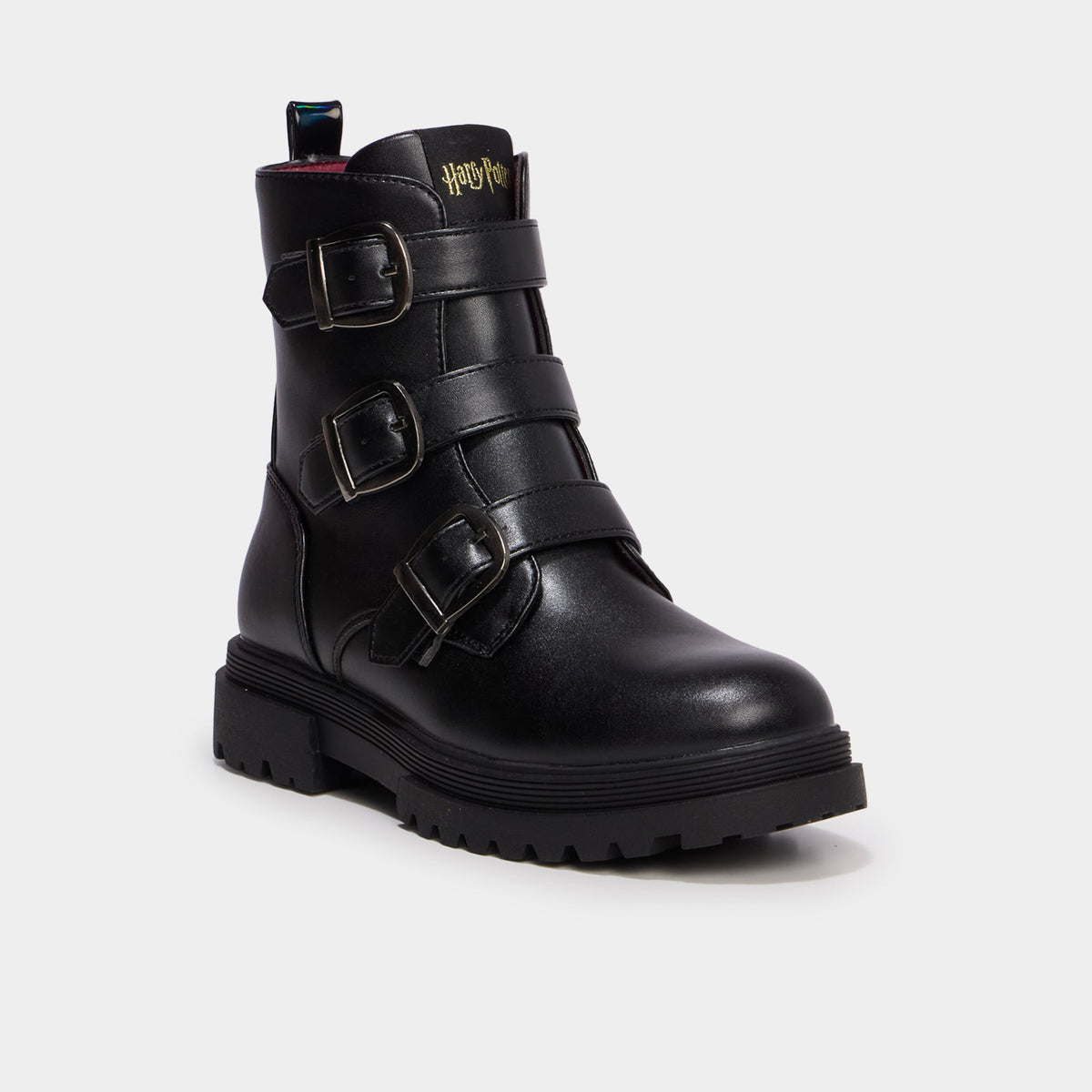 Boots avec boucles Harry Potter noir fille - 1