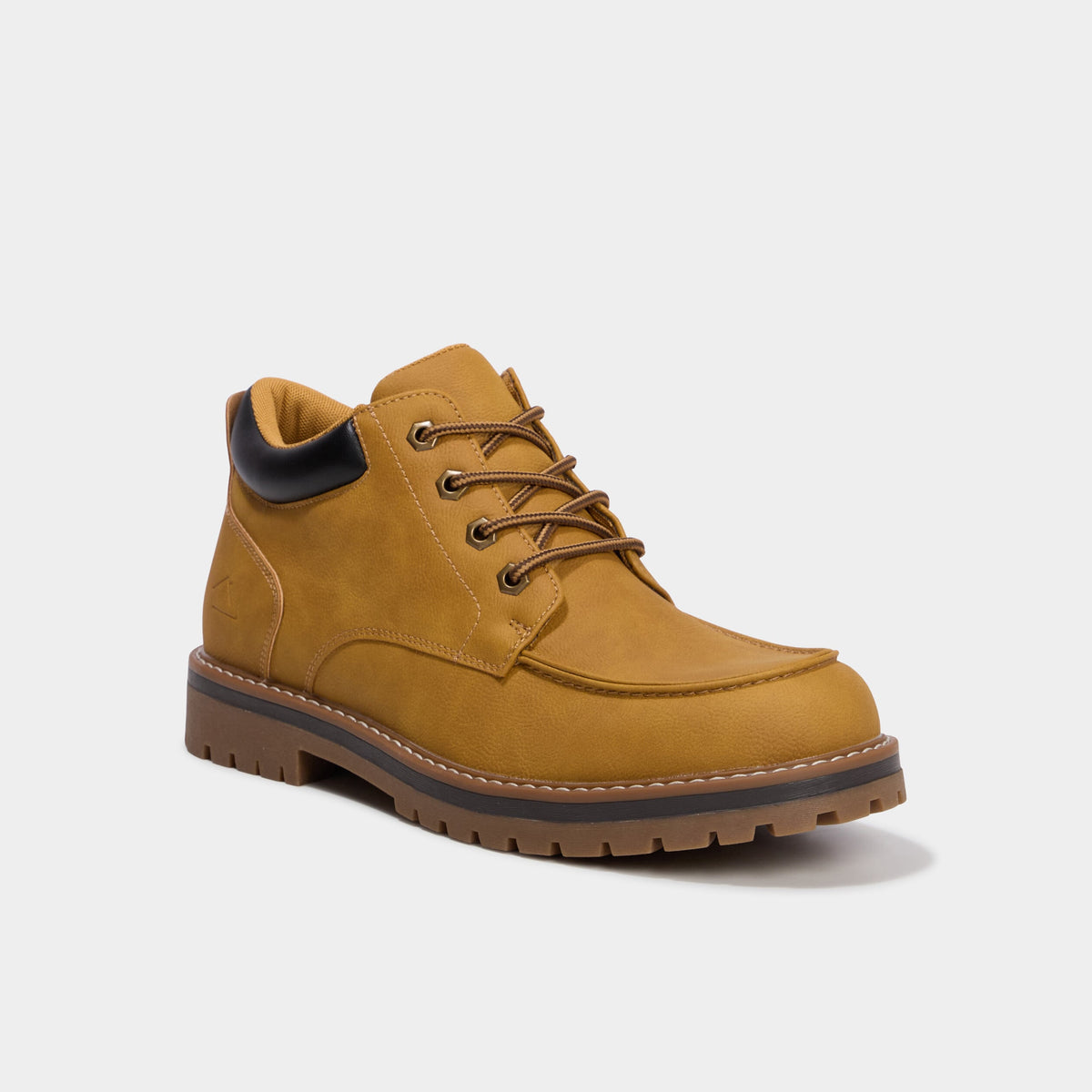 Boots crantées à lacets noir homme - 3