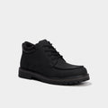 Boots crantées à lacets noir homme - 1
