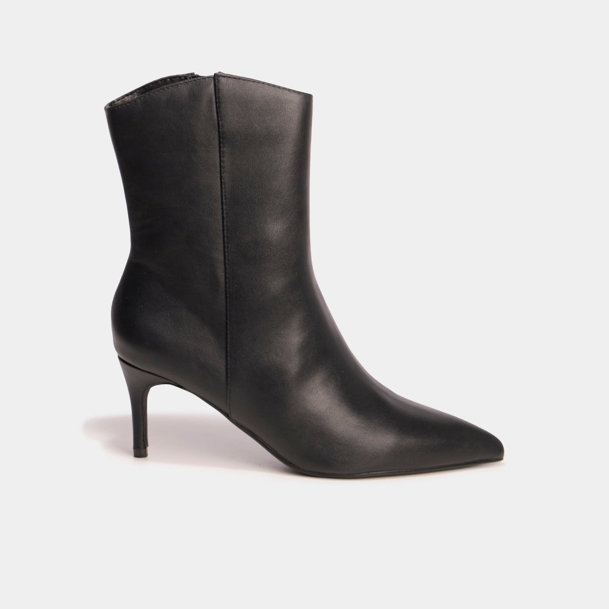 Boots pointues à talons aiguilles noir femme - 1