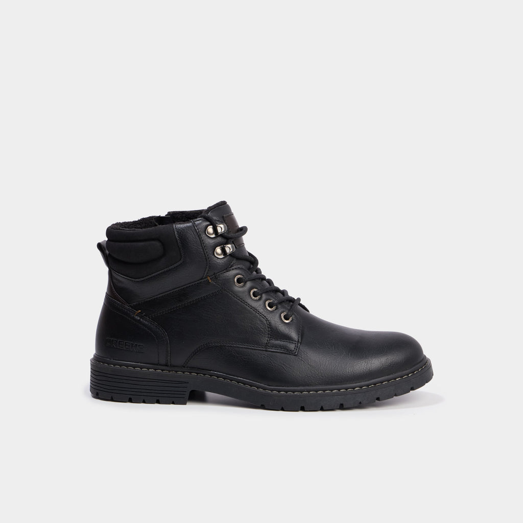 Bottines à lacets avec zip côté marron clair homme - 4