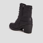 Bottines à talons et boucles noir femme - 2