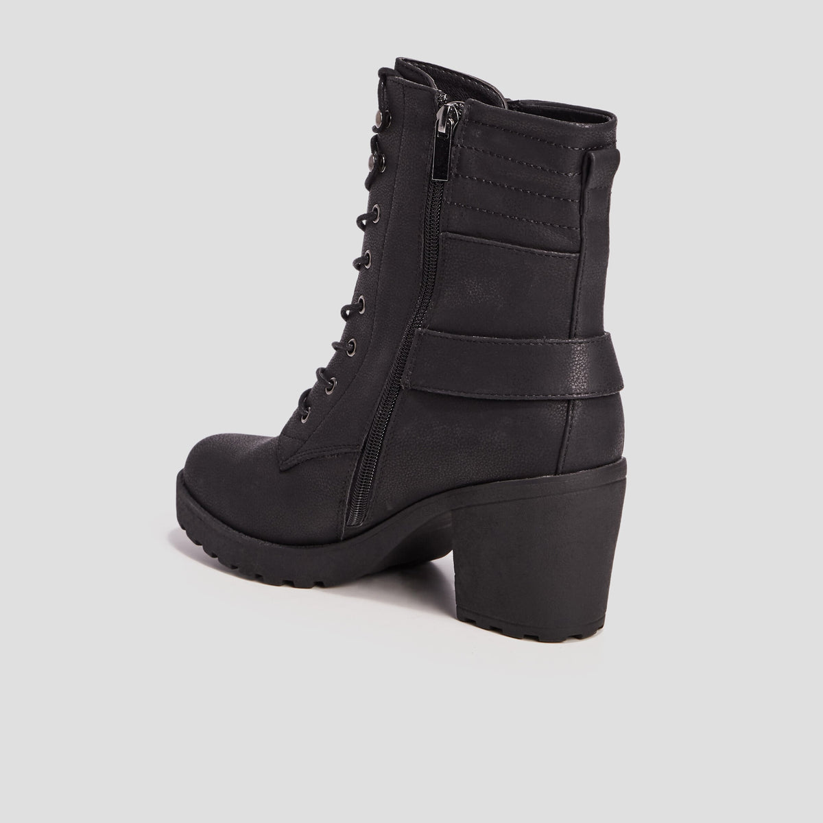 Bottines à talons et boucles noir femme - 2