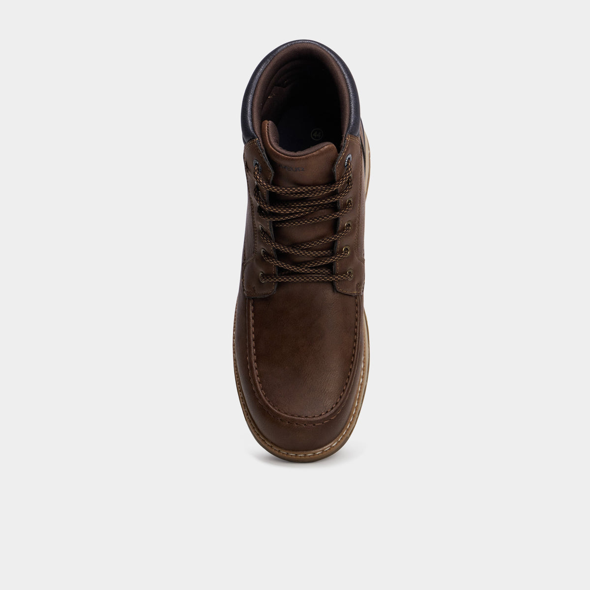 Bottines avec lacets marron clair homme - 4