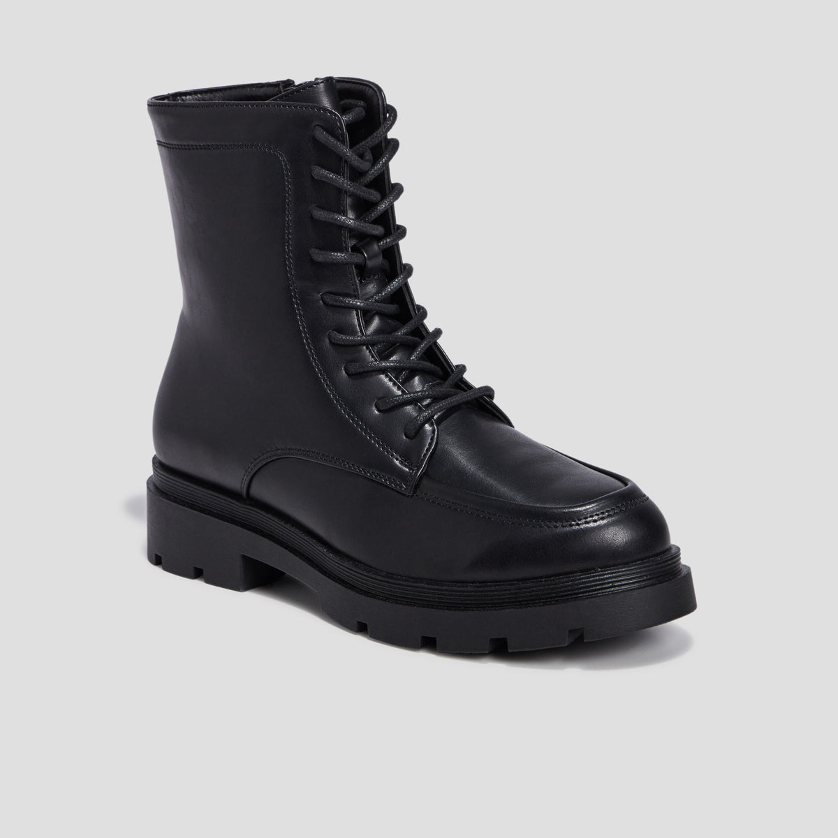 Bottines crantées noir femme - 2