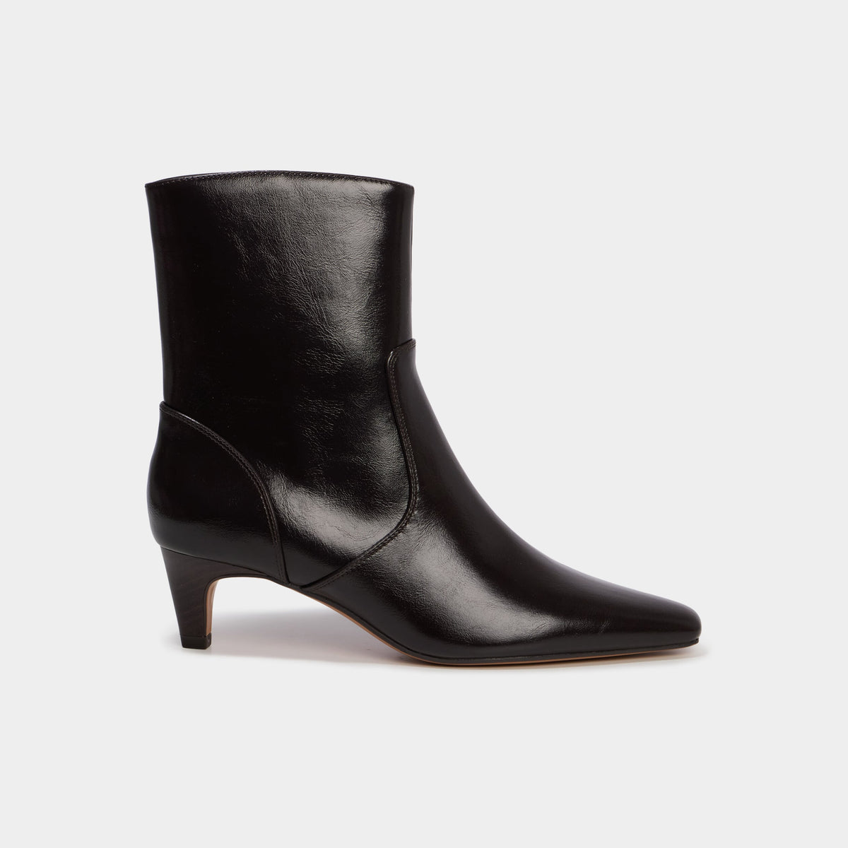 Bottines kitten heel zippées multicolore femme - 4