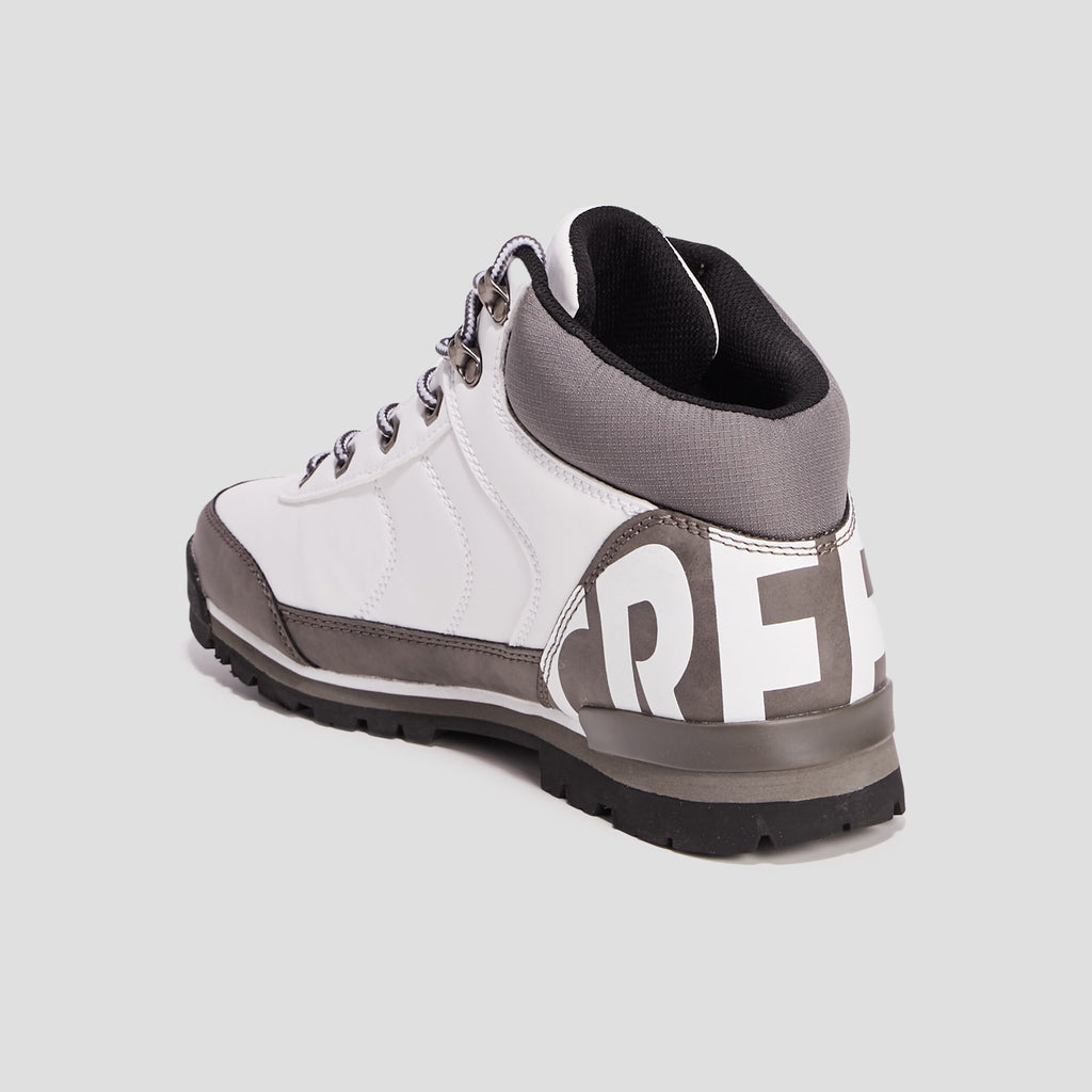 Bottines montantes avec lacets blanc homme - 2
