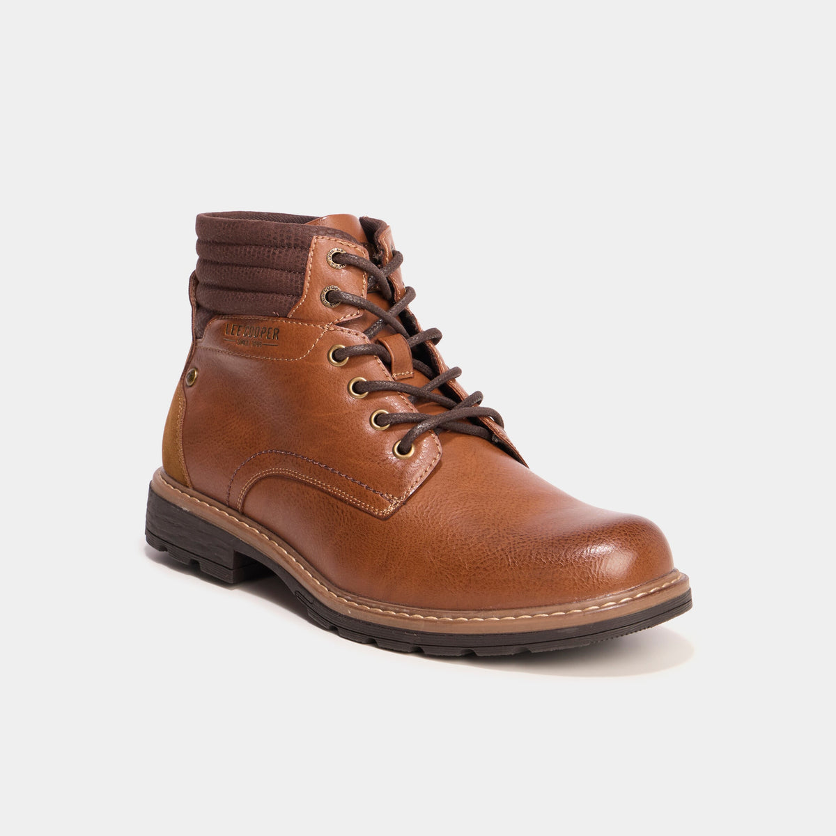 Bottines montantes crantées zippées noir homme - 3