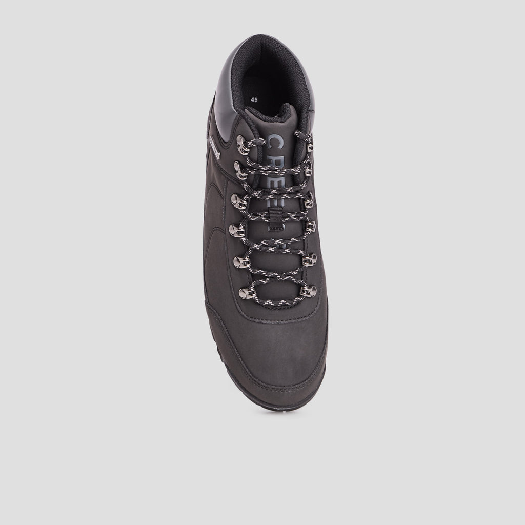 Bottines montantes lacées noir homme - 2