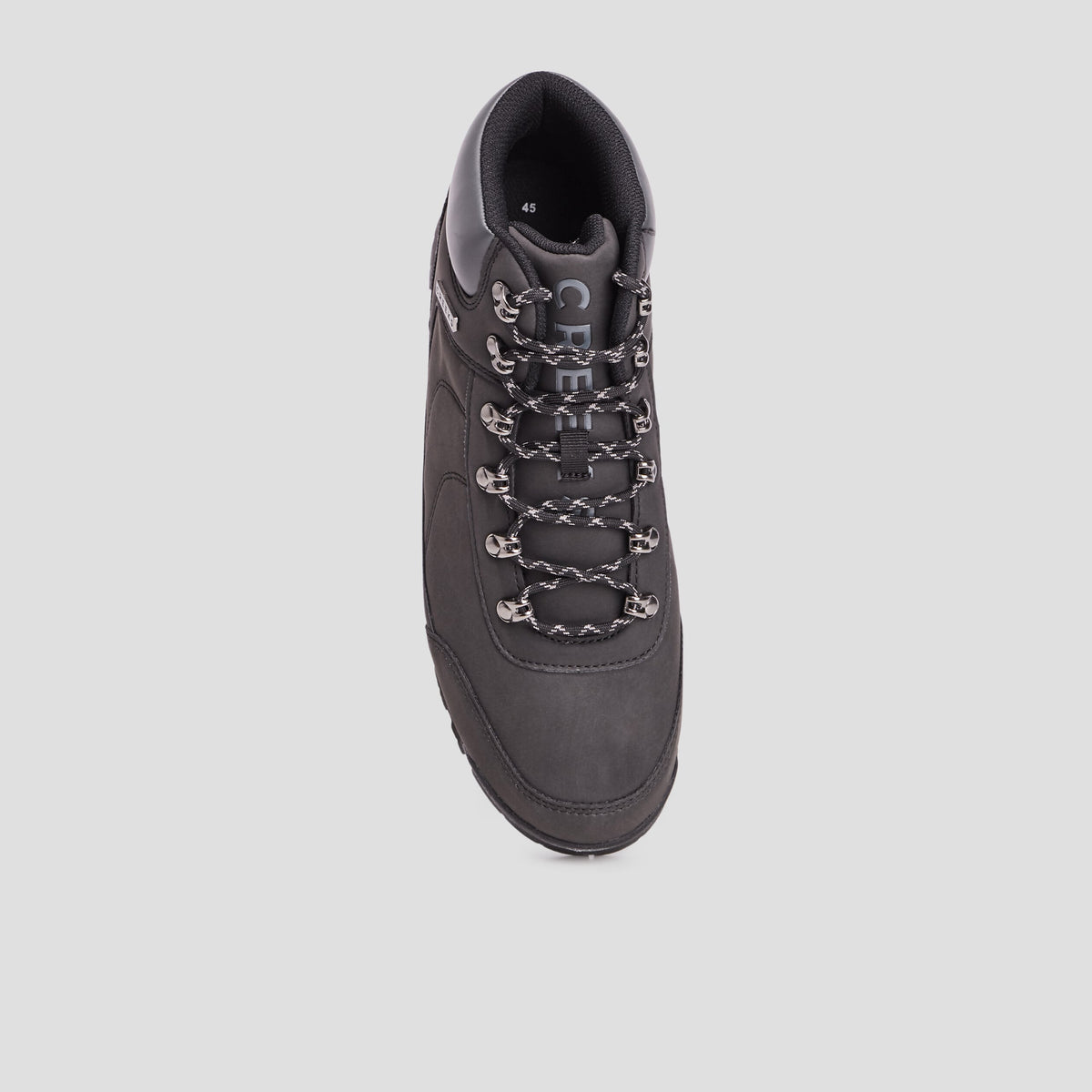 Bottines montantes lacées noir homme - 2