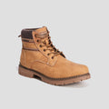 Bottines montantes semelles crantées jaune homme - 1