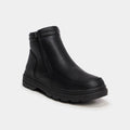 Bottines zippées noir homme - 1