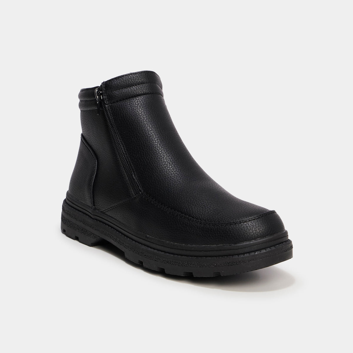 Bottines zippées noir homme - 1