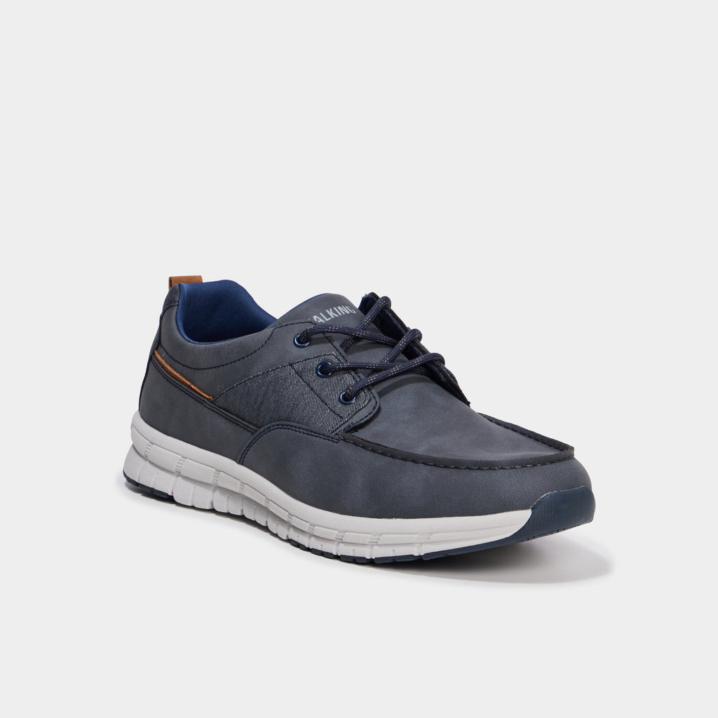 Chaussures à lacets bateau bleu homme - 1