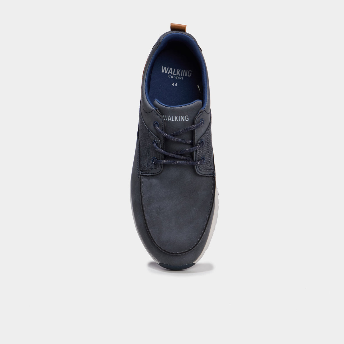 Chaussures à lacets bateau bleu homme - 2