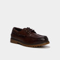 Chaussures bateau crantées marron homme - 1