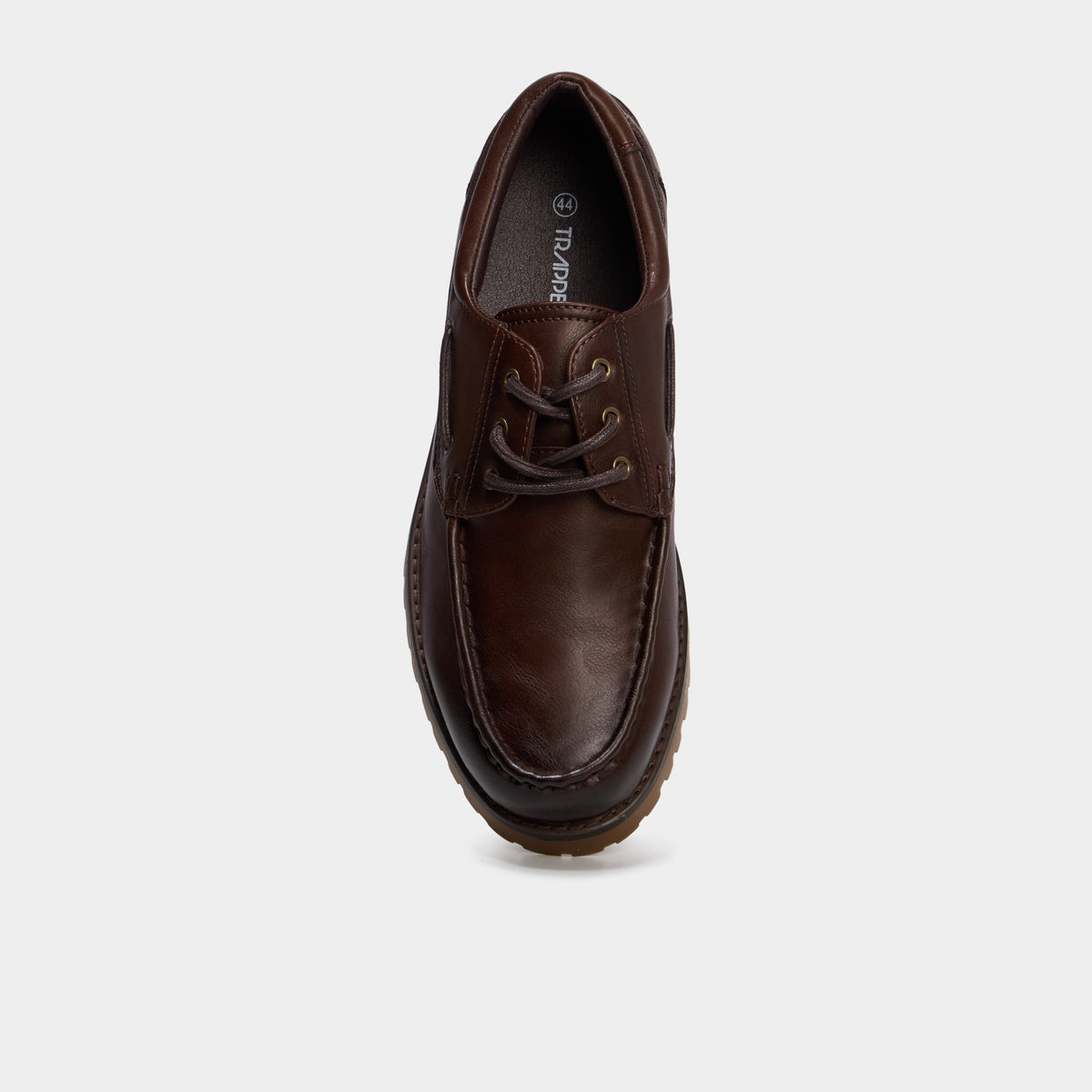 Chaussures bateau crantées marron homme - 2