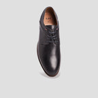 Derbies à lacets en cuir noir homme - 2