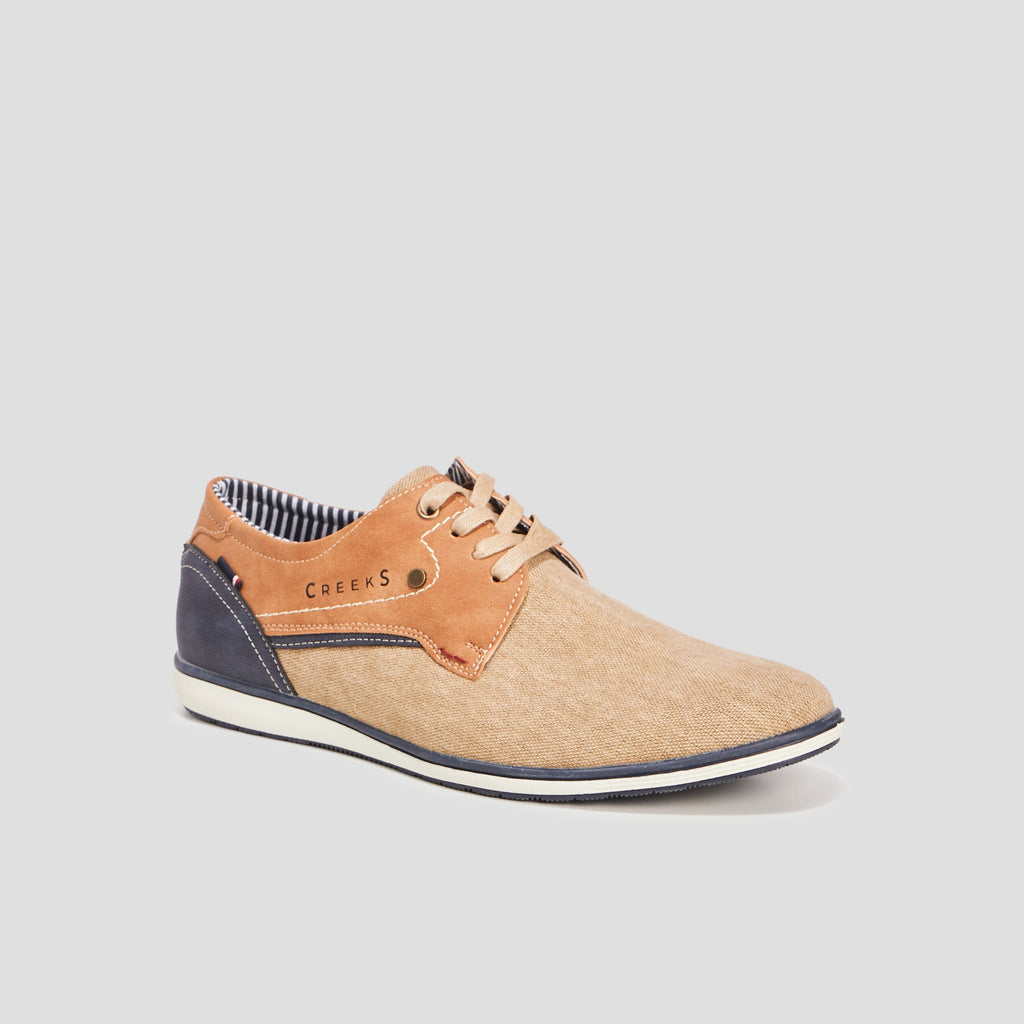 Derbies à lacets sable homme - 1