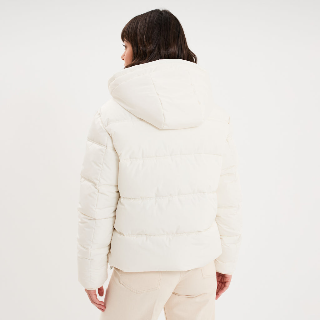 Doudoune à capuche zippée femme rouge femme - 8