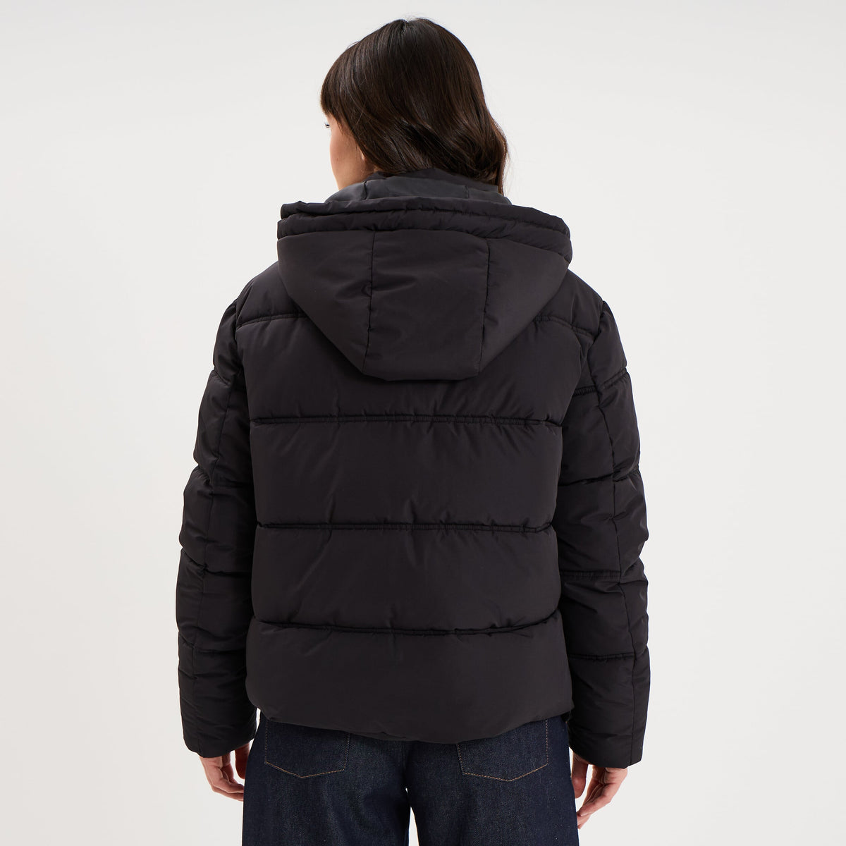 Doudoune à capuche zippée femme rouge femme - 10