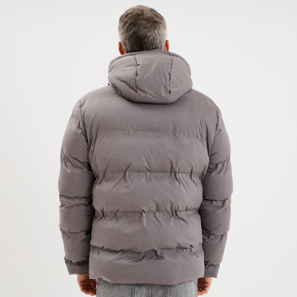 Doudoune courte à capuche déperlante marron foncé homme - 8