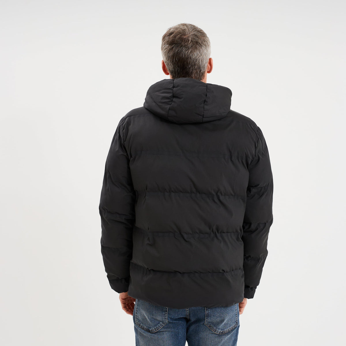 Doudoune courte à capuche déperlante marron foncé homme - 10