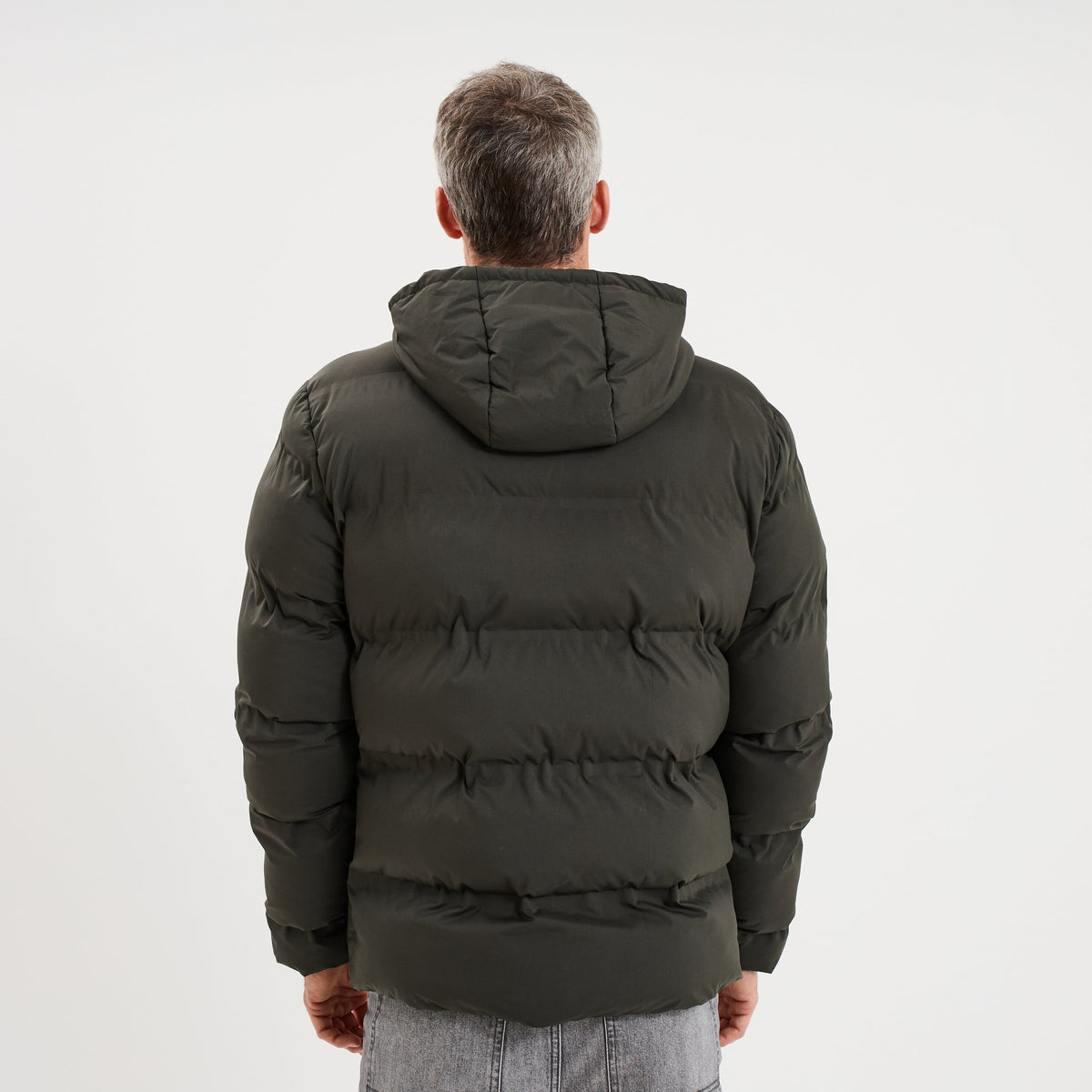 Doudoune courte à capuche déperlante marron foncé homme - 6