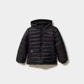 Doudoune réversible zippée à capuche noir garçon - 1