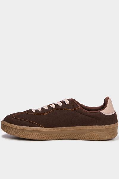 Women's Bordeaux Lace-Up Gum Sole Sneakers