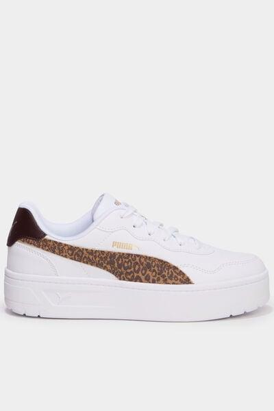 Women's Puma Lally Skye Brown Lace-Up Sneakers