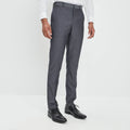 Pantalon slim gris clair homme - 1