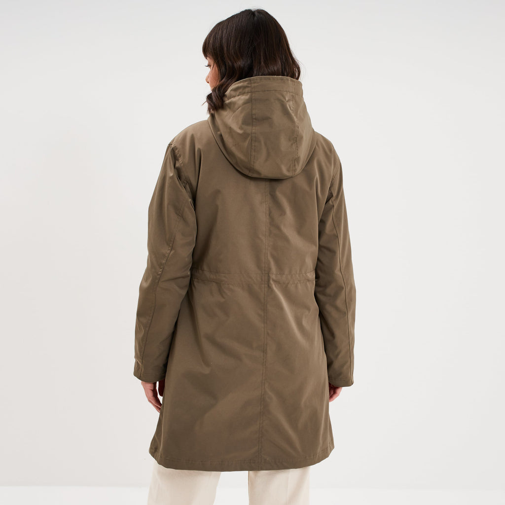Parka 3-en-1 avec capuche amovible marron foncé femme - 2