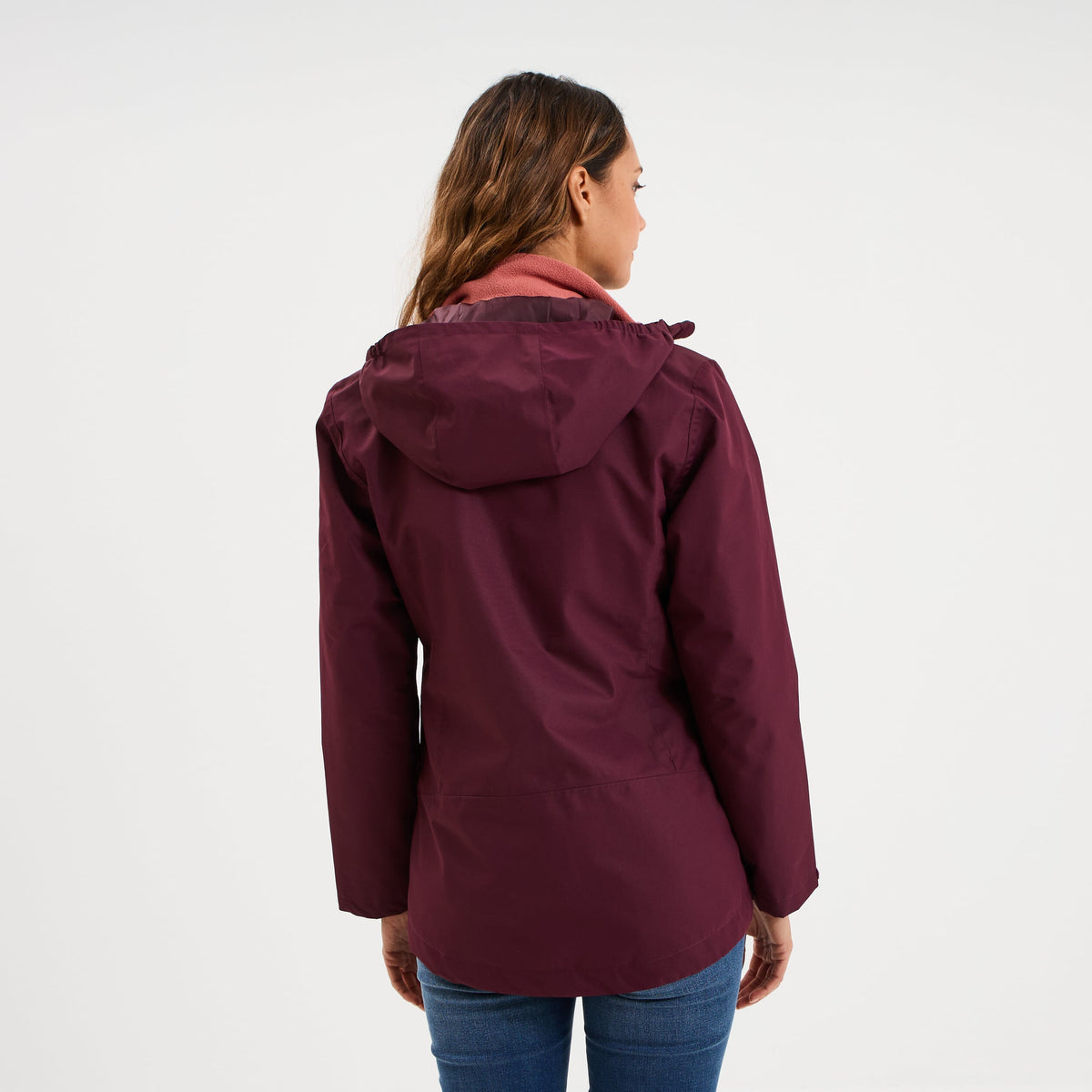 Parka 3-en-1 chaude et imperméable prune femme - 2