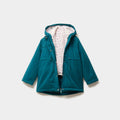 Parka 3-en-1 imperméable fourrée vert foncé fille - 1
