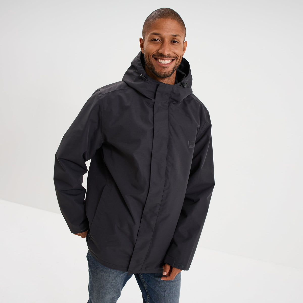 Parka chaude 3-en-1 imperméable vert kaki homme - 3