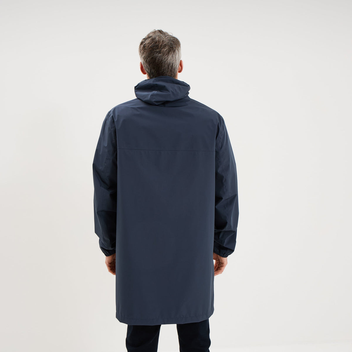 Parka imperméable coupe-vent à capuche gris foncé homme - 2