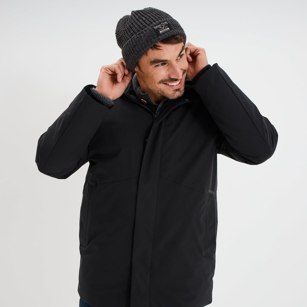Parka mi-longue à capuche marron homme - 9