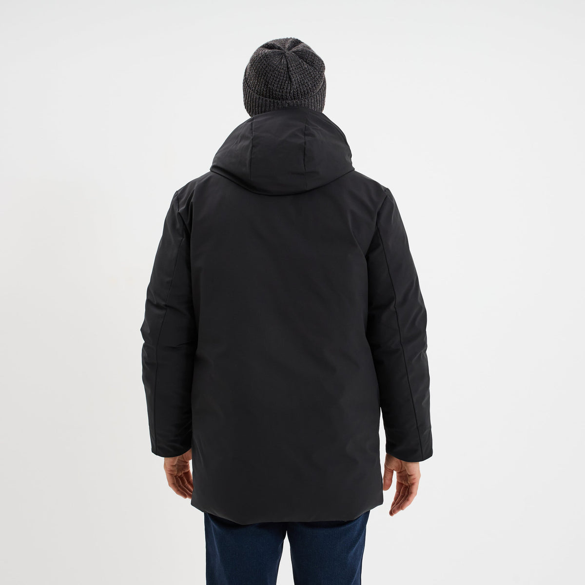 Parka mi-longue à capuche marron homme - 10