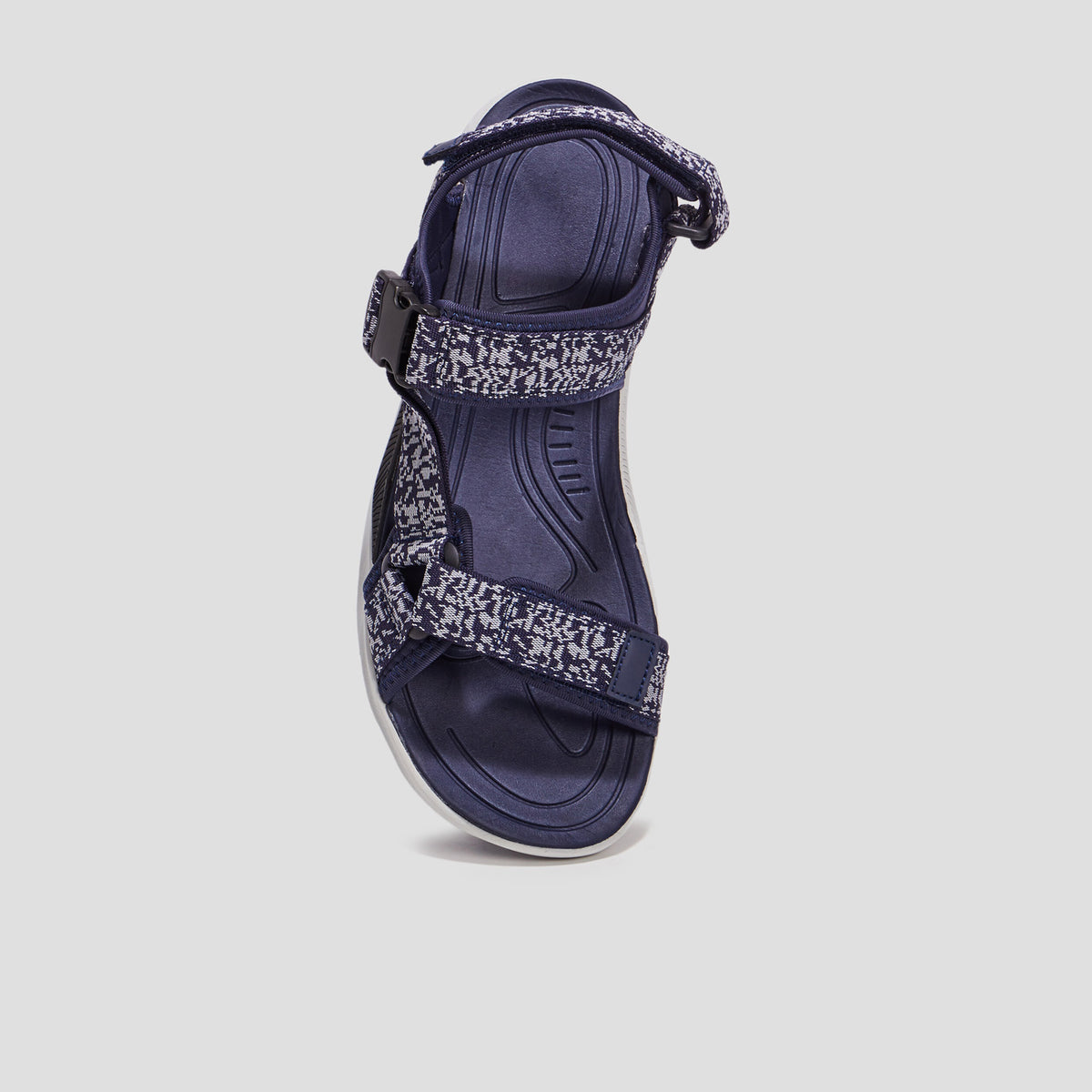 Sandales à scratchs bleu marine homme - 2