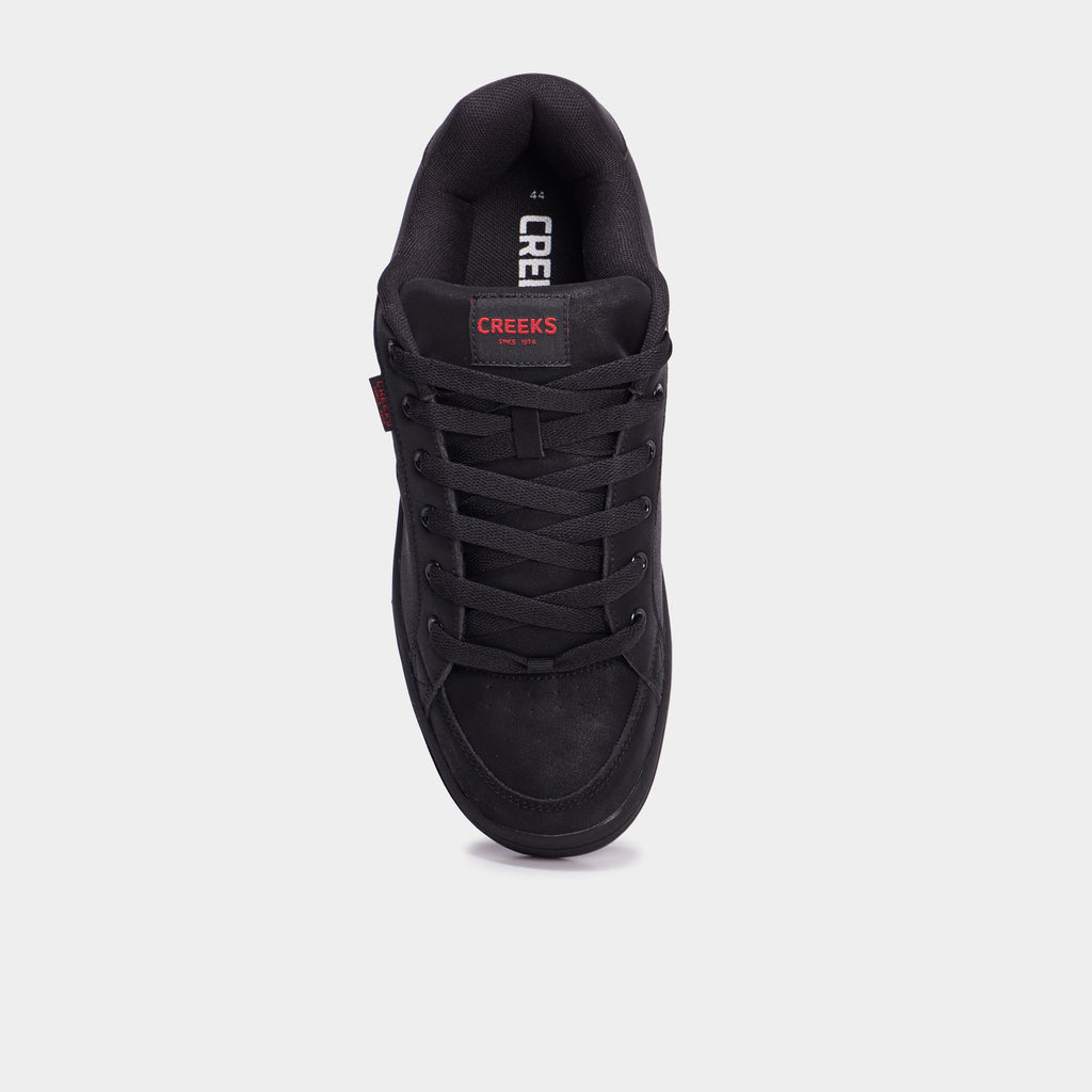 Tennis à lacets bout rond noir homme - 2