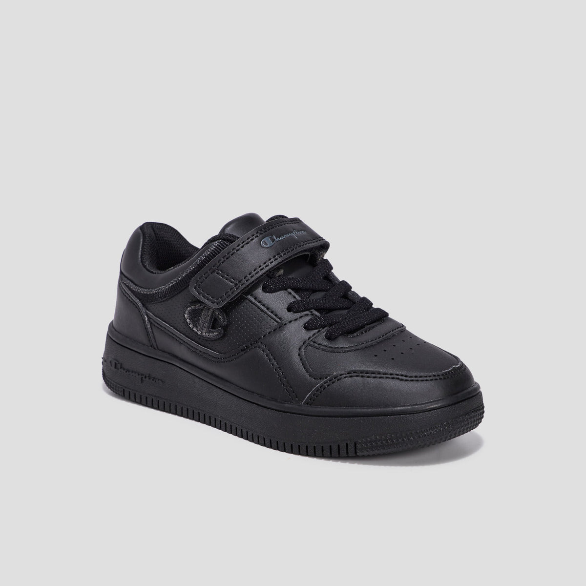 Tennis à lacets Champion RD18 LOW noir garçon - 1