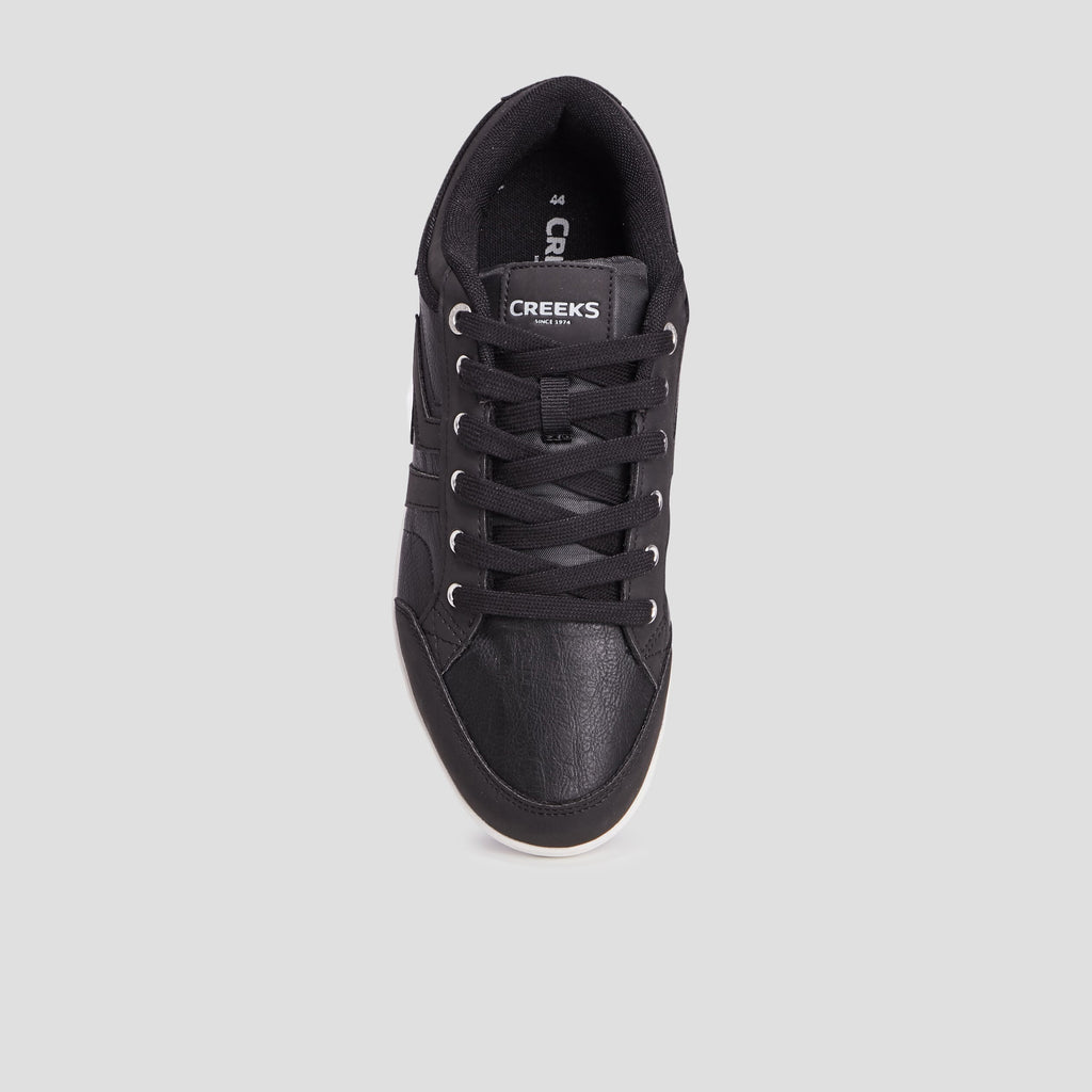 Tennis basses à lacets noir homme - 2