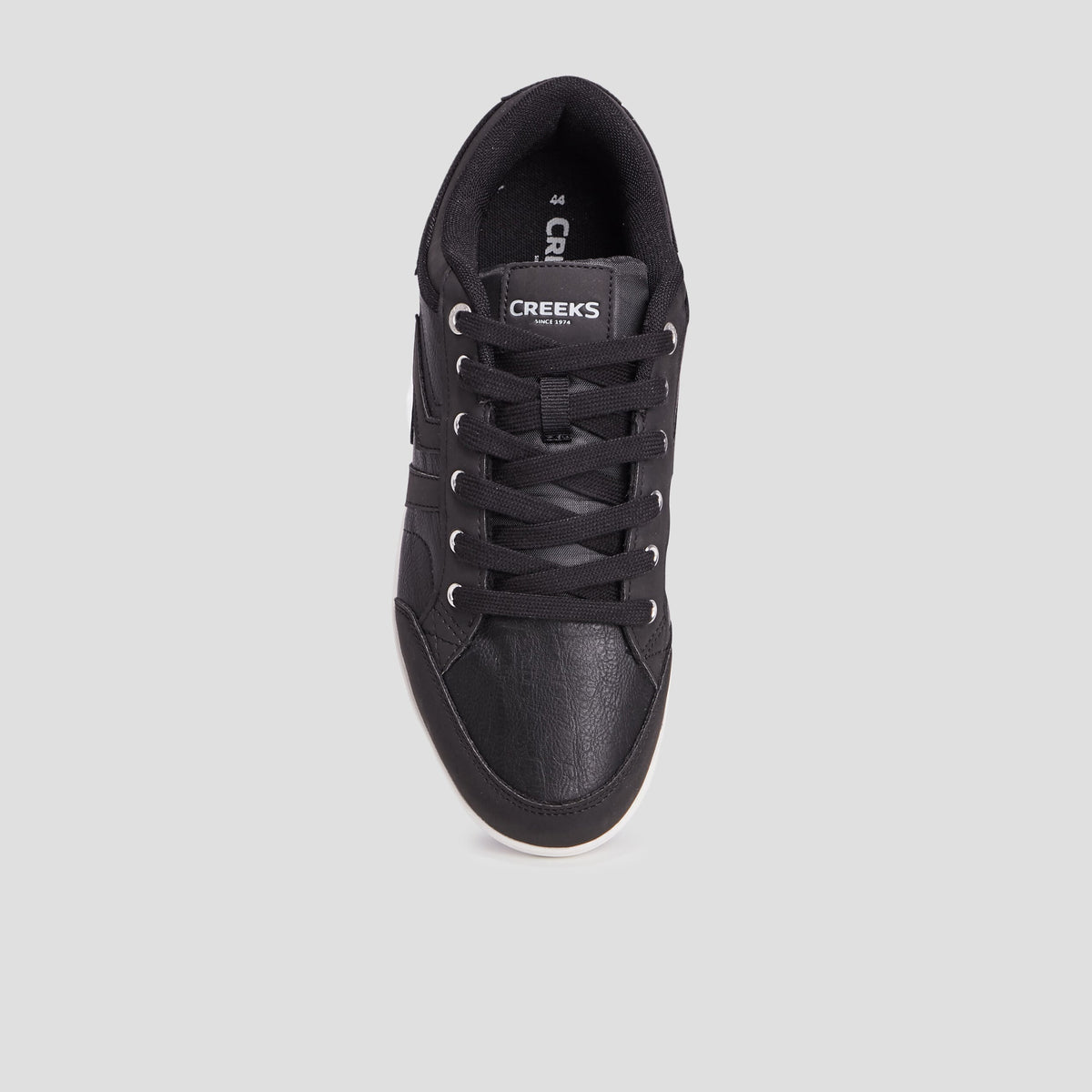 Tennis basses à lacets noir homme - 2