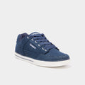 Tennis basses en toile à lacets bleu marine homme - 1